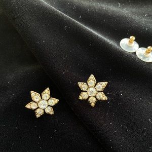 Givenchy Gold Crystal Earrings